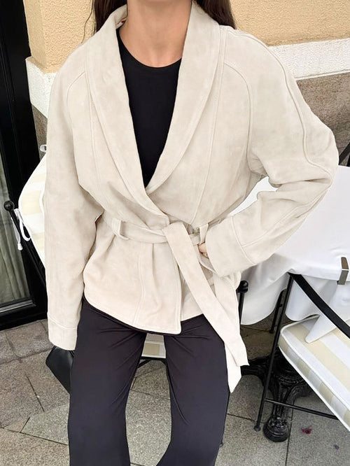 ROM WILD LEATHER COAT