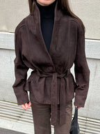 ROM WILD LEATHER COAT